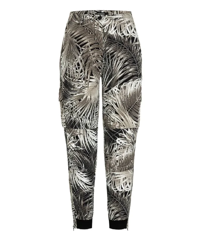 Take Advantage Women's Jules Pants In Jungle Leaves