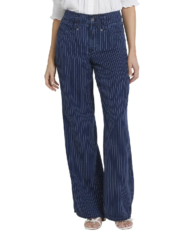 Final Sale NYDJ Teresa Dark Ocean Wide Leg Jean