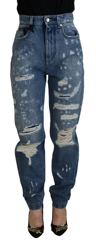 Deal Alert Dolce & Gabbana Elegant High Waist Skinny Women's Jeans