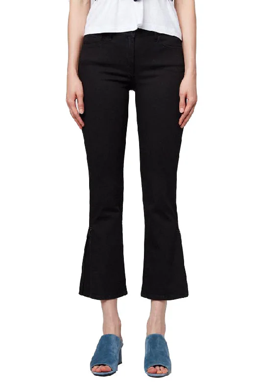 Must-Have Deals 3 X 1 Women's W25 Midway Gusset Zipper Black Jeans