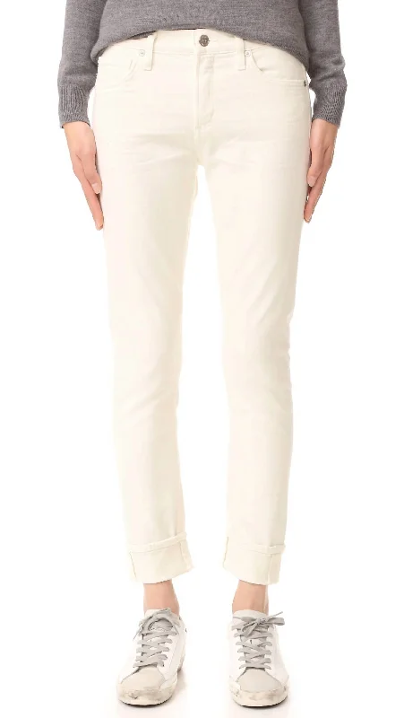 Bonus Savings Jazmin Ankle Cuffed Slim Straight Jean In Natural