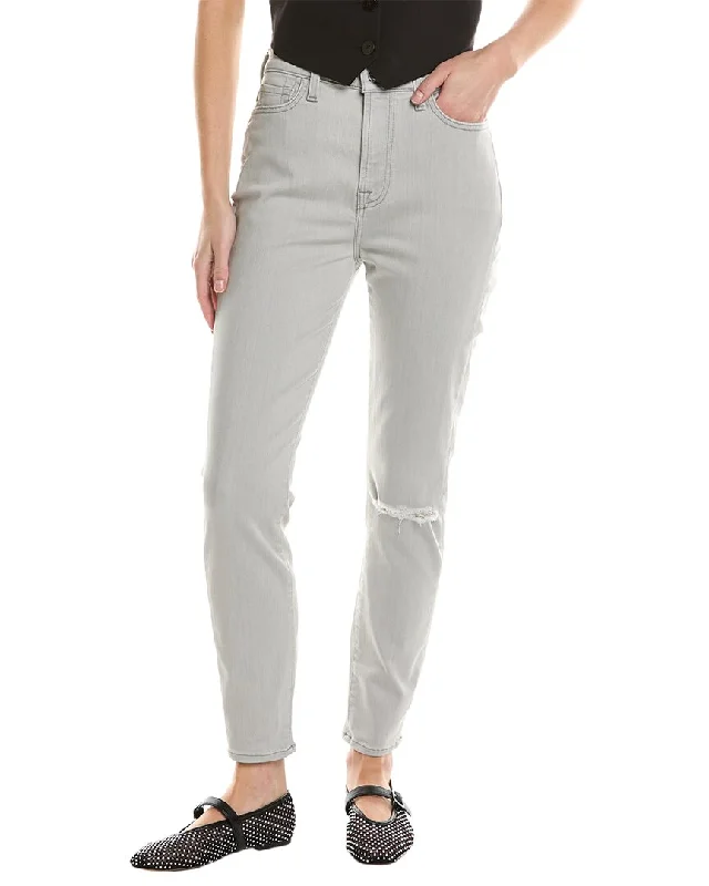 Price Reduction 7 For All Mankind Ankle Gwenevere Cool Grey Skinny Jean