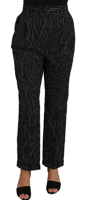 Final Sale Dolce & Gabbana Elegant  Pinstripe Dress Women's Pants