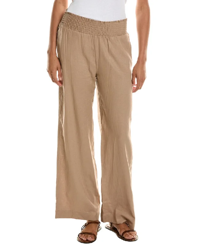New Deals LUXE ALWAYS Linen-Blend Pant