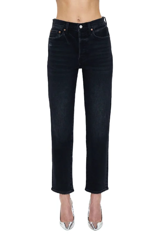 Savings Spectacular Charlie High Rise Classic Straight Ankle Jean In Jubilee