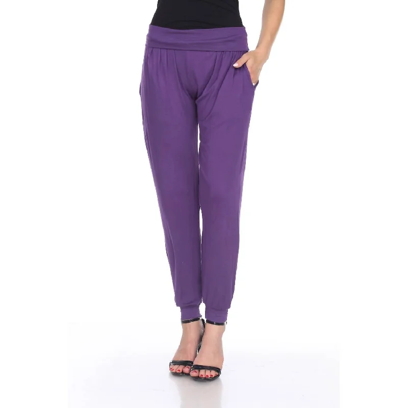Lowest Price Women's Harem Pants In Purple