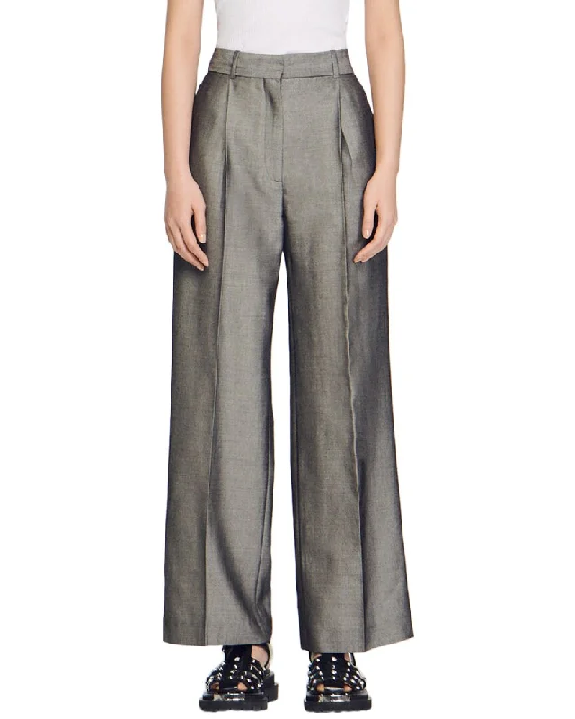 Time-Limited Offer Sandro Quentin Wool-Blend Pant