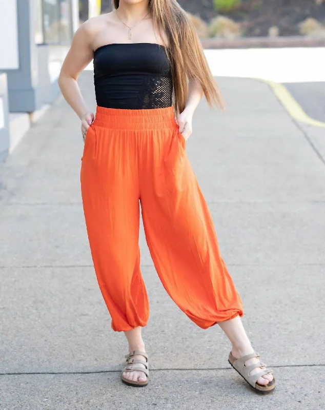 Exclusive Deal Ali Pant In Rust