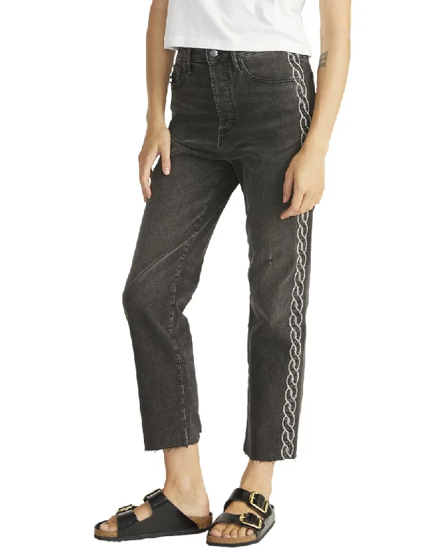 Deep Savings Driftwood Jeans Royce Black Straight Leg Jean