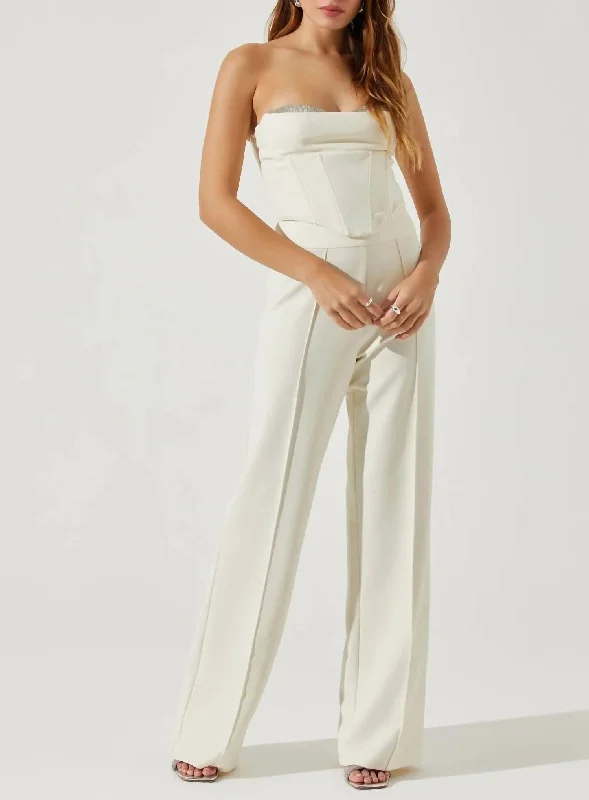Online Only Madison Pants In Ivory