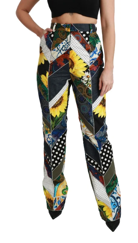 Weekend Offers That Sizzle Dolce & Gabbana Elegant High Waist  Straight Women's Pants