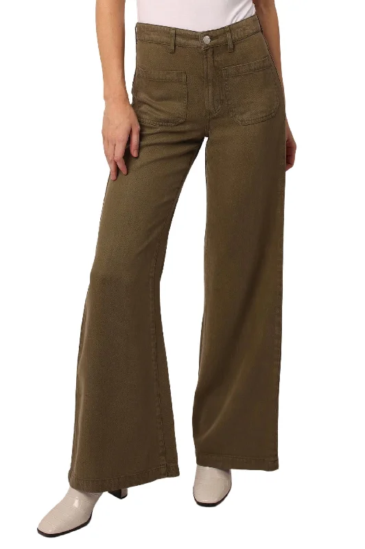 Major Savings Cooper Patch Pocket Wide Leg Jeans In Cypress
