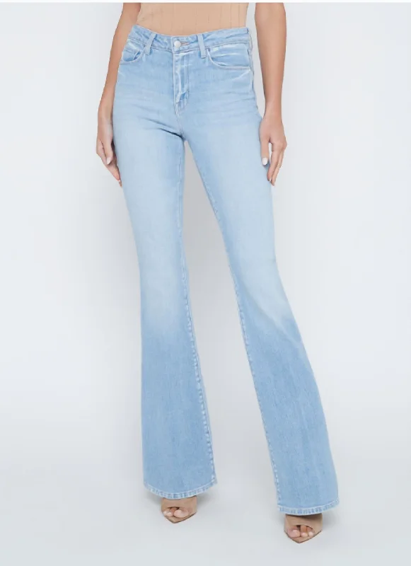 Hot Buy Bell High Rise Flare Jean In Olympia