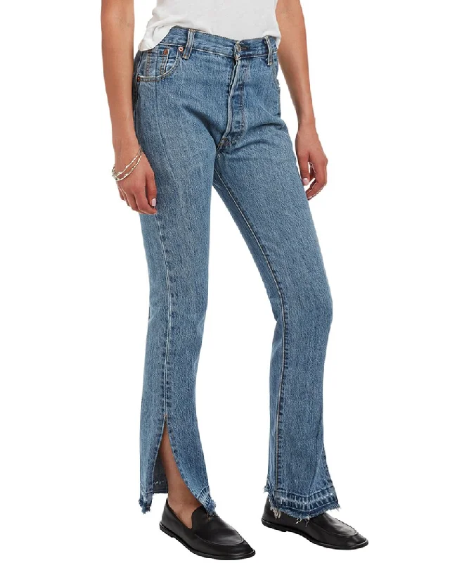 Take Advantage EB Denim Unraveled Vintage Blue Original Fit Jean