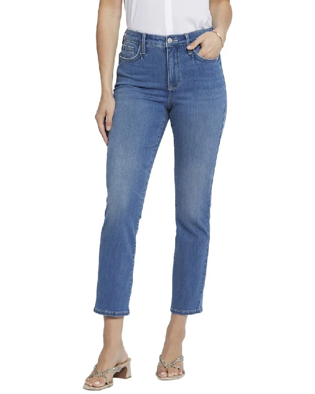 Stock Clearance NYDJ Sheri Bluewater Ankle Crop Jean