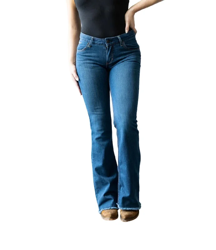 Exclusive Deal Lola Raw Hem Jeans In Blue