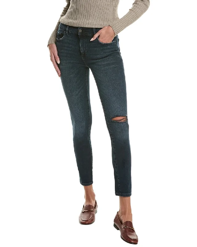 Buy More, Save More DL1961 Florence Skinny Dark Creek Busted Mid-Rise Instasculpt Ankle Cut Jean