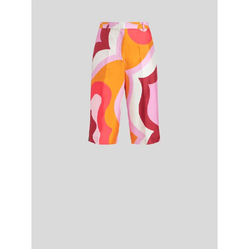 Weekend Extravaganza: Shop Now Colour Block Silk Bermudas