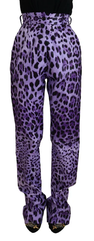 Act Now Dolce & Gabbana Elegant High Waist Straight  Women's Pants