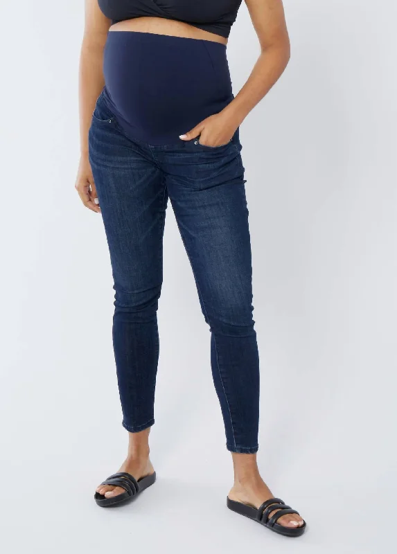 Weekend Savings Spree Skinny Jeans Ft. Crossover Panel In Indigo