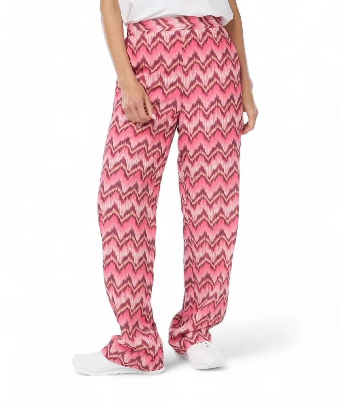 Pay Less Zigzag Trousers In Print