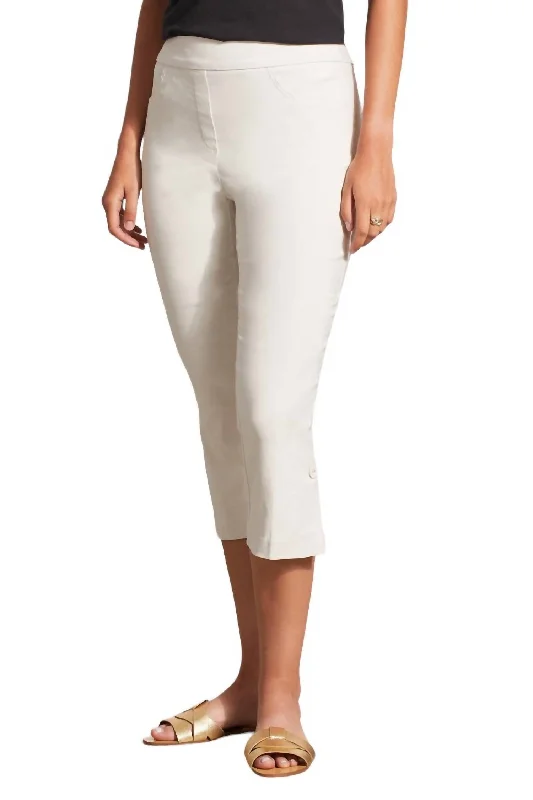 Low Prices Flatten It Pull On Capri Pants In French Oak