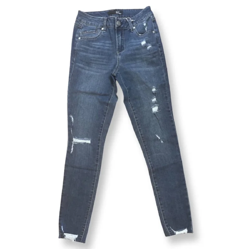 Big Deal High Rise Ankle Skinny In Dark Wash