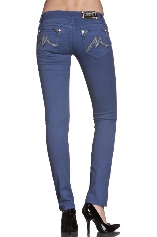 Today Only Skinny Colored Denim In Cobalt