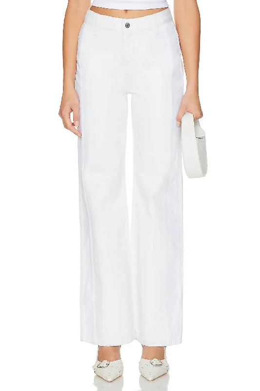Inventory Reduction Dayton Two Tone Trouser In White Light