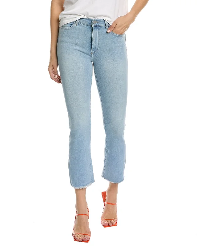Exclusive Offer DL1961 Bridget Boot High-Rise Instasculpt Baby Blue Raw Ankle Cut Jean
