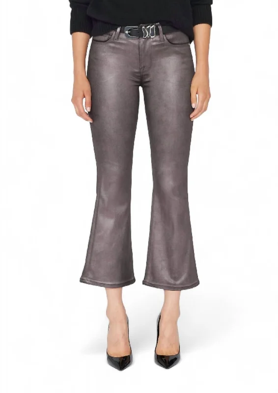 Weekend Savings Fiesta Metallic Crop Mini Boot In Pewter