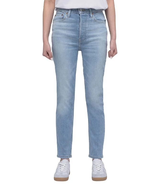 Weekend Specials to Snag 90's High-Rise Ankle Crop Jean In Costa Indigo