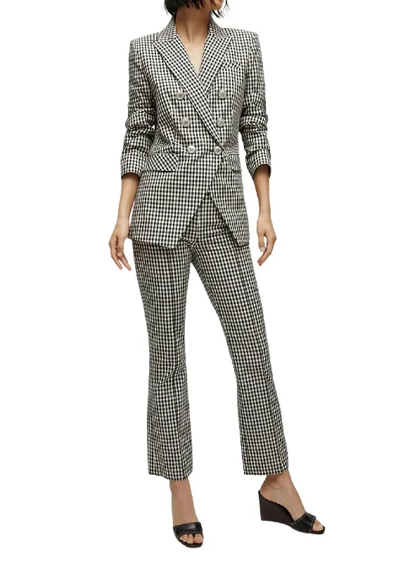 Overstock Tani Pant In Black/ecru
