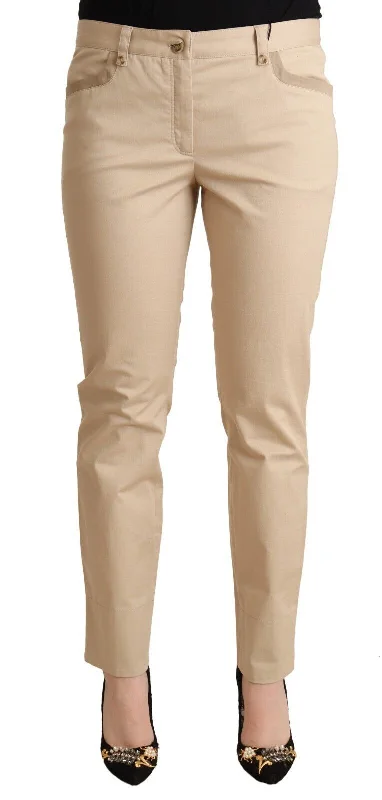 YEAR-End Clearance Dolce & Gabbana Elegant  Cotton Stretch Skinny Women's Pants