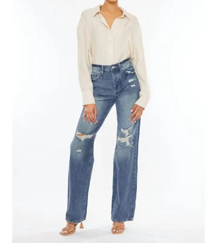 Fantastic Savings Lydia High Rise 90's Jean In Denim-Medium Wash