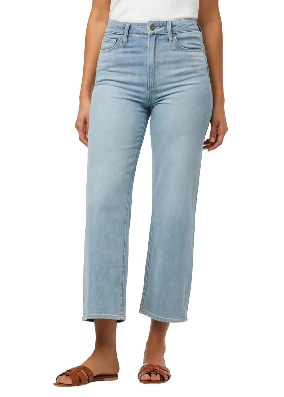 Instant Deal Blake Cropped Wide Leg Jeans In Best Days