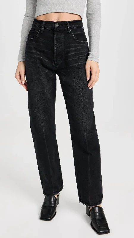 Stock Clearance Murrieta Wide Straight Jean In Black