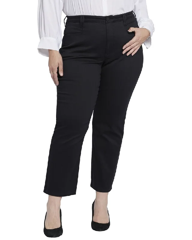 One-Day Only NYDJ Plus Bailey Black Straight Leg Jean