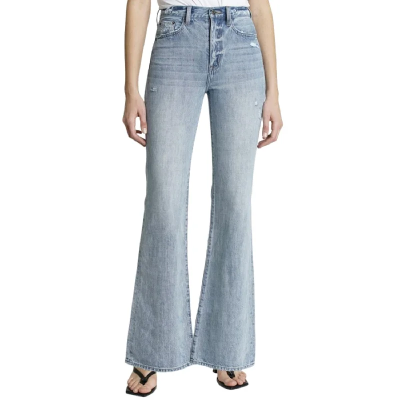 Weekend Bargains to Snag Stevie High Rise Flare Jean In Ruthless