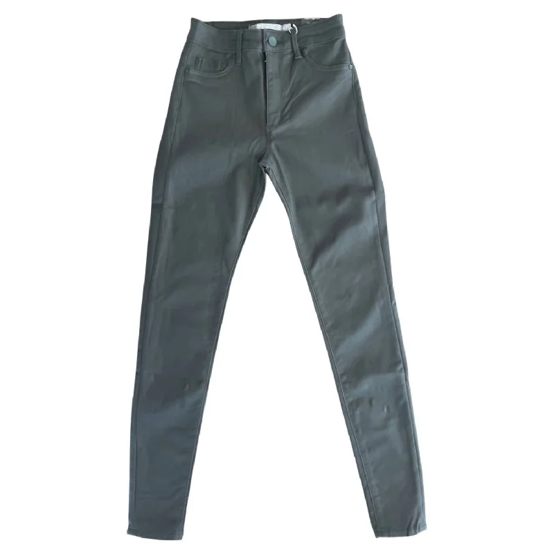 Closeout Deal Women's Nina High Waist Skinny Jean In Olive