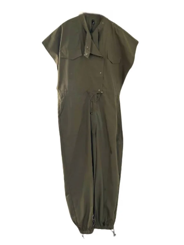 Weekend Offers That Tempt Utility Jumpsuit In Olive