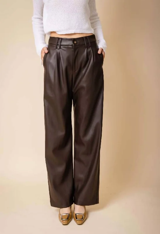 Instant Discount Finn Trouser In Brown