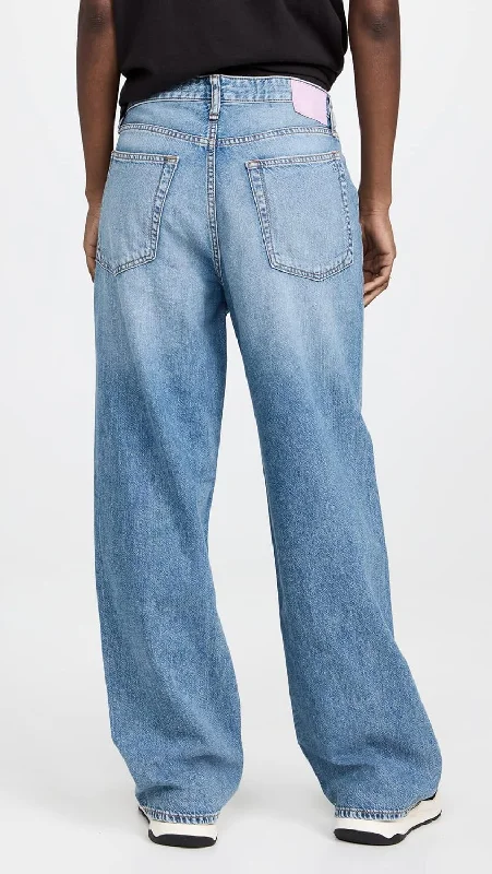 Deal of the Day Rag & Bone Women's Audrey Featherweight Logan Wide Leg Denim Jeans