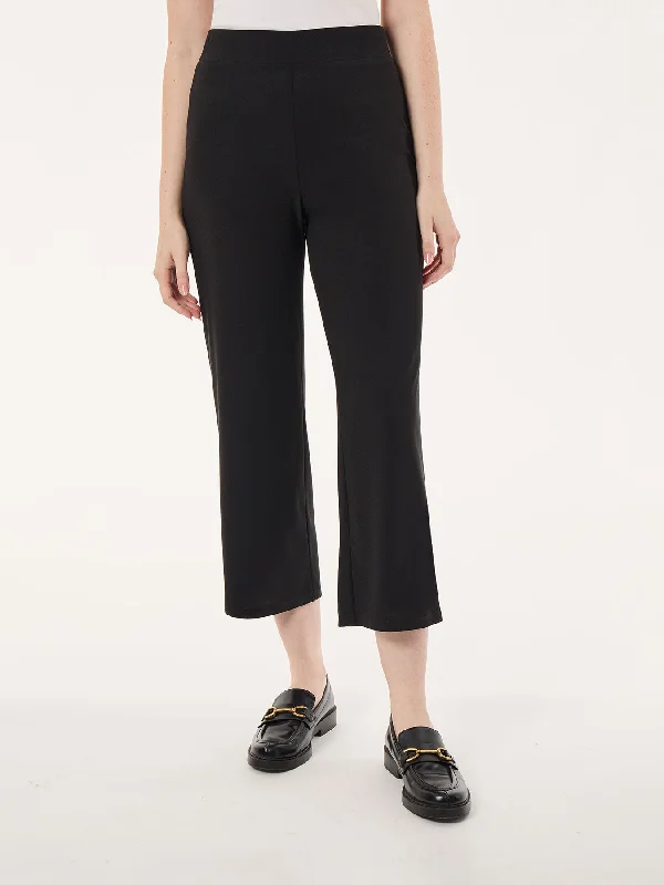 Major Savings Pull-On Cropped Wide Leg Pant, Moss Crepe