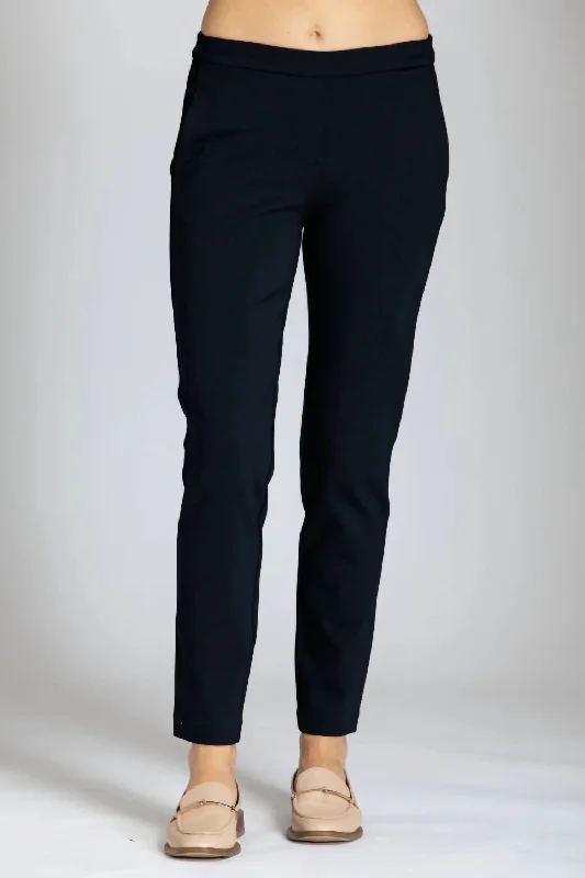 Weekend Offers You Can't Ignore Pull On Ponte Trousers In Black