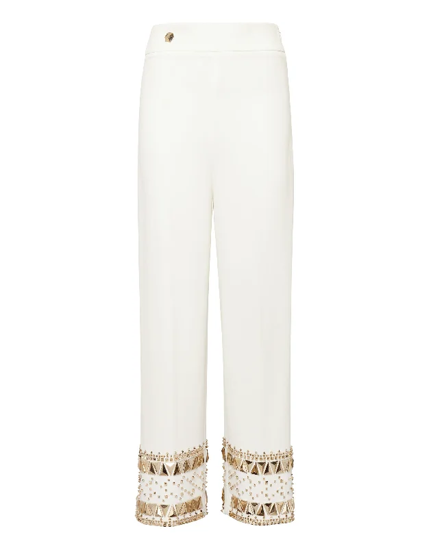 Hurry In Cady High Waist Trouser Studs