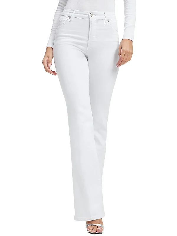 Deal Explosion Womens High Rise Knit Bootcut Jeans