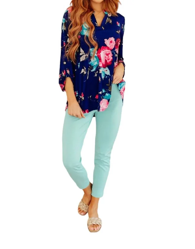 Lowest Prices Magic Ankle Crop Skinny Pants In Aqua