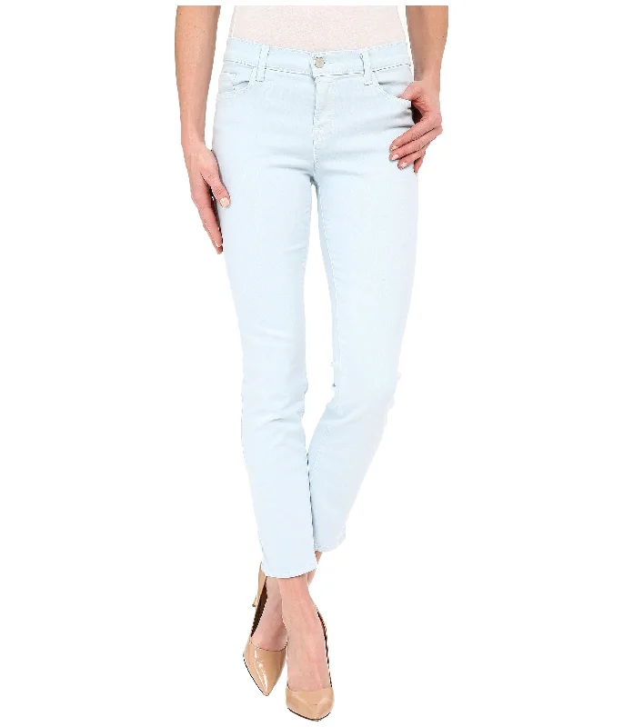 Bargain Blast J Brand Cropped Rail Cotton Skinny Jeans Winter Sky