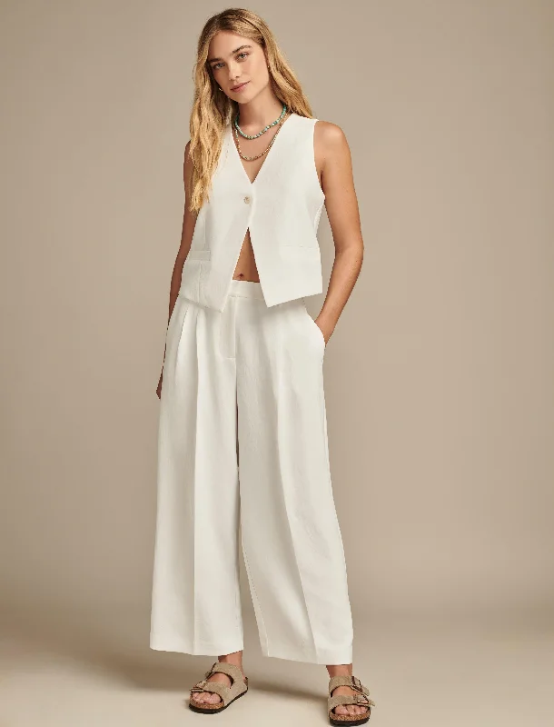 Mega Sale Lucky Brand Women's Cropped Poly Pant